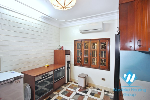 Corner furnished house for rent in Dang Thai Mai area, Tay Ho